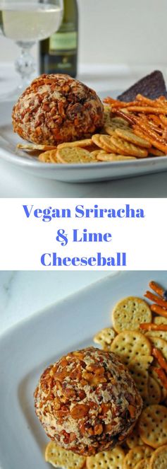 Vegan Sriracha and Lime Cheeseball