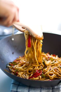 Vegan Stir Fried Udon Noodles