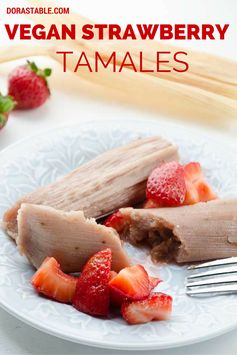 Vegan Strawberry Tamales