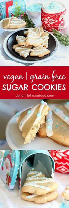 Vegan Sugar Cookies (Gluten Free + Grain Free Too!