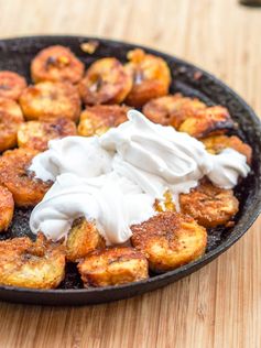 Vegan Sweet Plantains with Coconut Cream (Gluten-Free