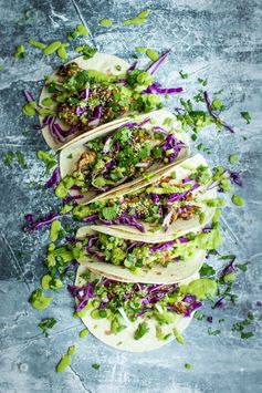 Vegan Teriyaki Cauliflower Tacos