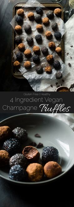 Vegan Truffles with Champagne