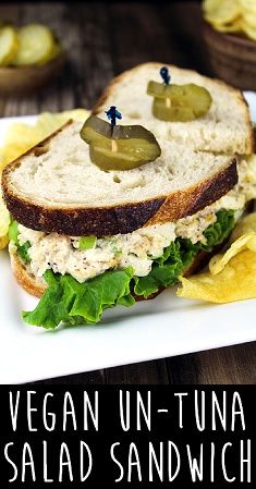 Vegan Tuna Salad Sandwich