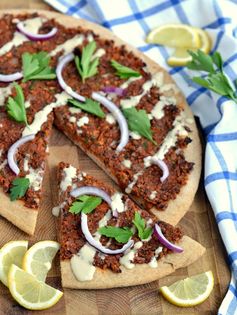 Vegan Turkish Pizza (Lahmacun