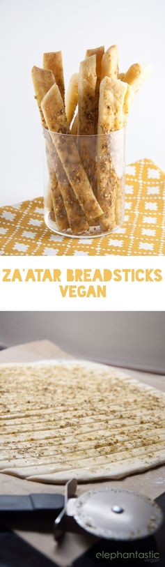 Vegan Za'atar Breadsticks