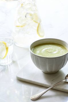 Vegan Zucchini and Watercress Soup