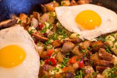 Vegetable Hash & Fried Egg