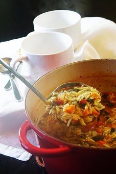 Vegetable Orzo Soup