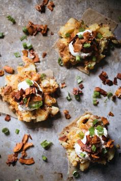 Vegetarian Baked Potato Waffles With Coconut Bacon