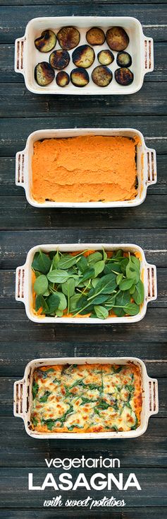 Vegetarian Lasagna – Sweet potato and Eggplant