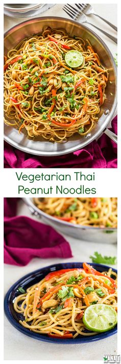 Vegetarian Thai Peanut Noodles