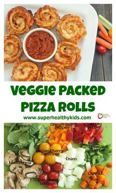 Veggie Packed Pizza Roll