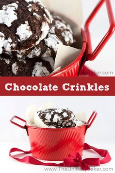 Very Chocolatey Chocolate Crinkles