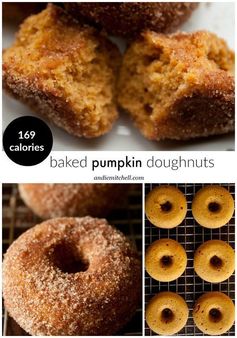 Warm and Spicy Baked Pumpkin Donuts