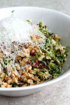 Warm Brussels Sprouts and Bacon Salad