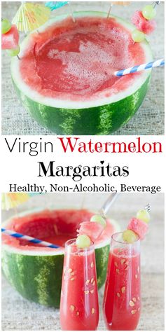 Watermelon Margarita Mocktail