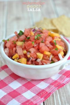 Watermelon Peach Salsa