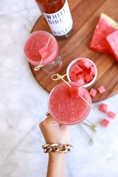 Watermelon Rose Slushies