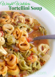 Weight Watchers Friendly Tortellini Soup (With Crock Pot Instructions