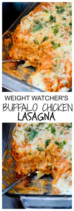 Weight Watchers Recipes | Buffalo Chicken Lasagna