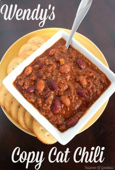 Wendy’s Copy Cat Chili