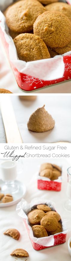 Whipped Gluten Free Shortbread Cookies