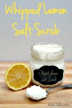 Whipped Lemon Salt Scrub