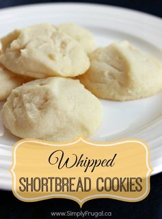 Whipped Shortbread Cookies