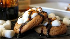 Whiskey Ginger Marshmallow Cookies