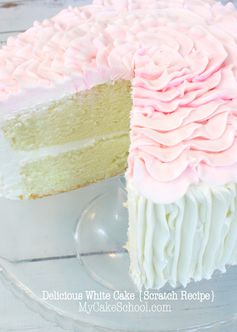 White Cake Recipe (New Version