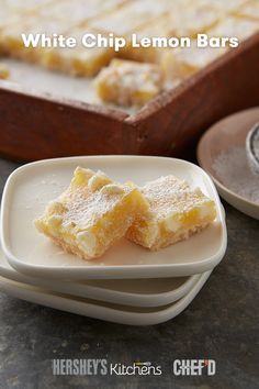 White Chip Lemon Bars