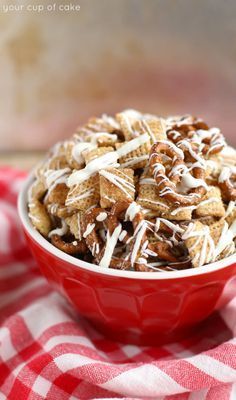 White Chocolate Churro Chex Mix