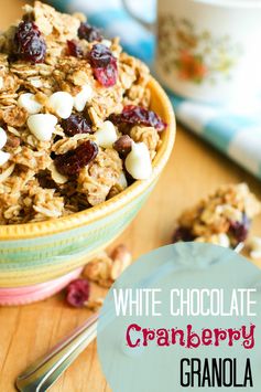 White Chocolate Cranberry Granola