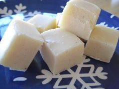 White Chocolate Eggnog Fudge