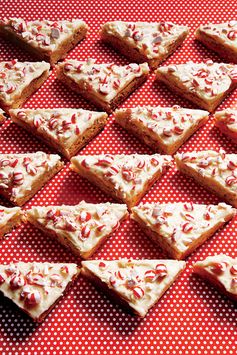 White Chocolate-Peppermint Blondies