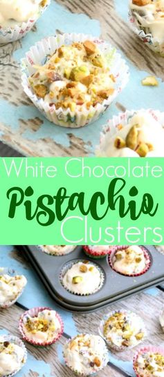 White Chocolate Pistachio Clusters