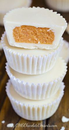 White Chocolate Pumpkin Cups