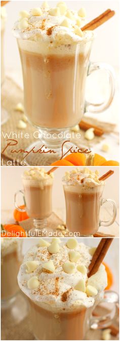 White Chocolate Pumpkin Spice Latte