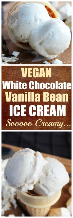 White Chocolate Vanilla Bean Ice Cream