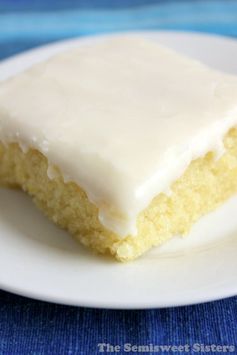 White Texas Sheet Cake