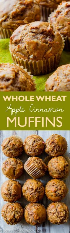 Whole Wheat Apple Cinnamon Muffins