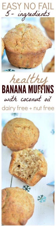 Whole wheat banana muffins | an easy snacks for kids