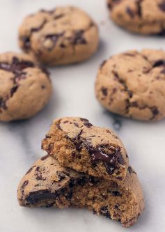 Whole Wheat Chocolate Chip Cookies