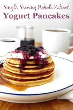 Whole Wheat Yogurt Pancakes