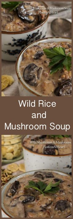 Wild Rice and Mushroom Soup