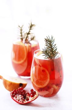 Winter-Spiced Pomegranate Sangria