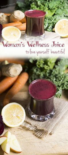 Woman's Wellness Juice by Trinity Bourne