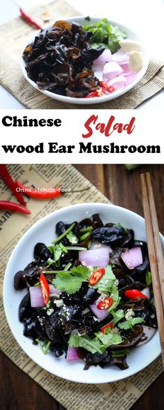 Wood Ear Mushroom Salad