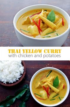 Yellow Curry with Chicken and Potatoes | Gang Garee Gai | แกงกะหรี่ไก่